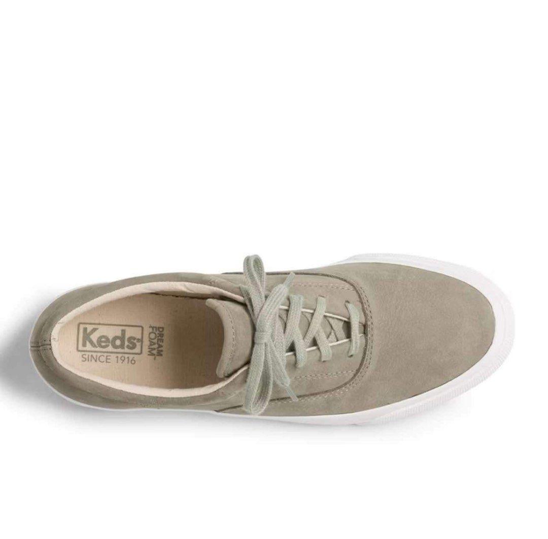 Keds anchor nubuck sage green Women s Fashion Footwear Sneakers on Carousell