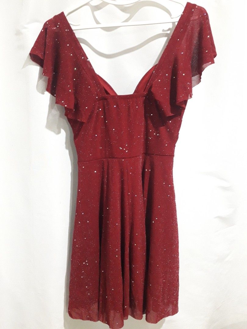 sachin and babi light blue dress Cute Casual Dress Maroon Burgundy Dresses For Women Ever-Pretty US main image 1