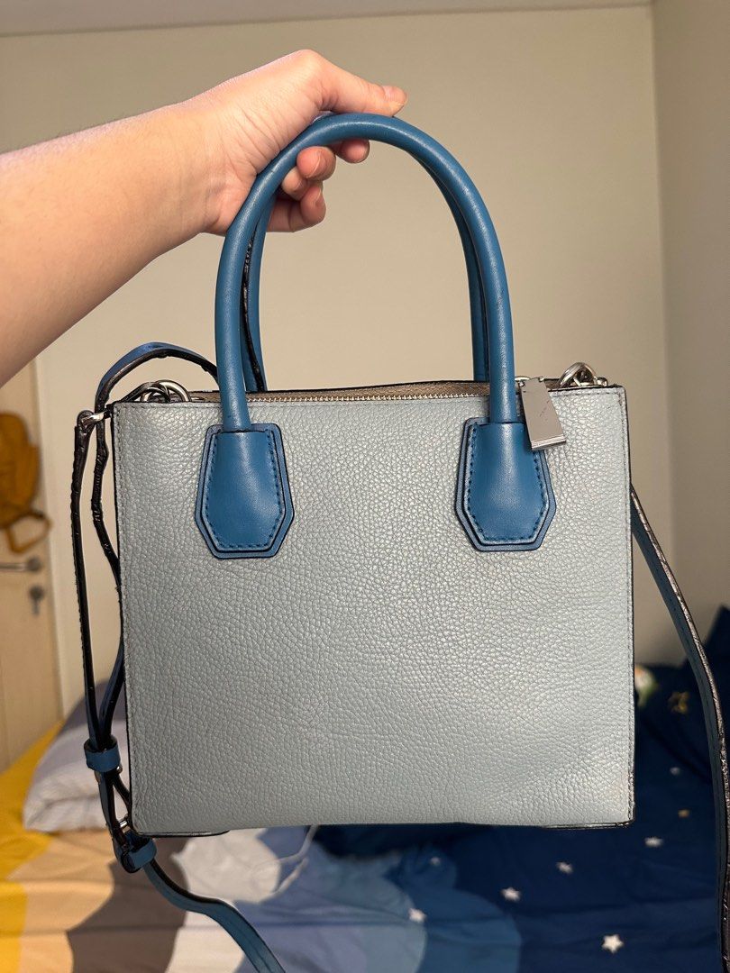 Michael Kors Studio Mercer Bag in Pale Blue White Blue - Main Image