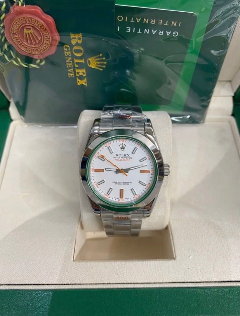 Milgauss Japan mechanism (Category: Luxury Watches) located in Manila. Submitted by leywatch3s (Listing ID 1324275050, Image 1). Description: Onhand available With complete package .