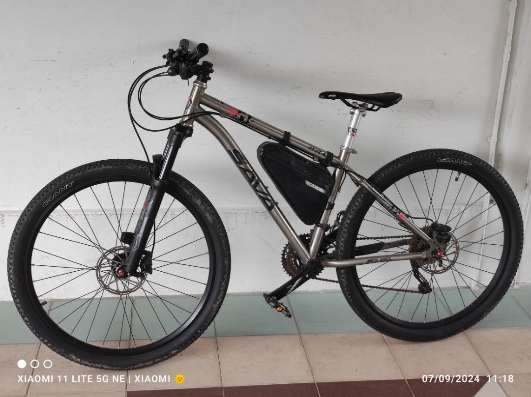 MTB.Titanium frame 27.5 Sports Equipment Bicycles Parts Parts Accessories on Carousell