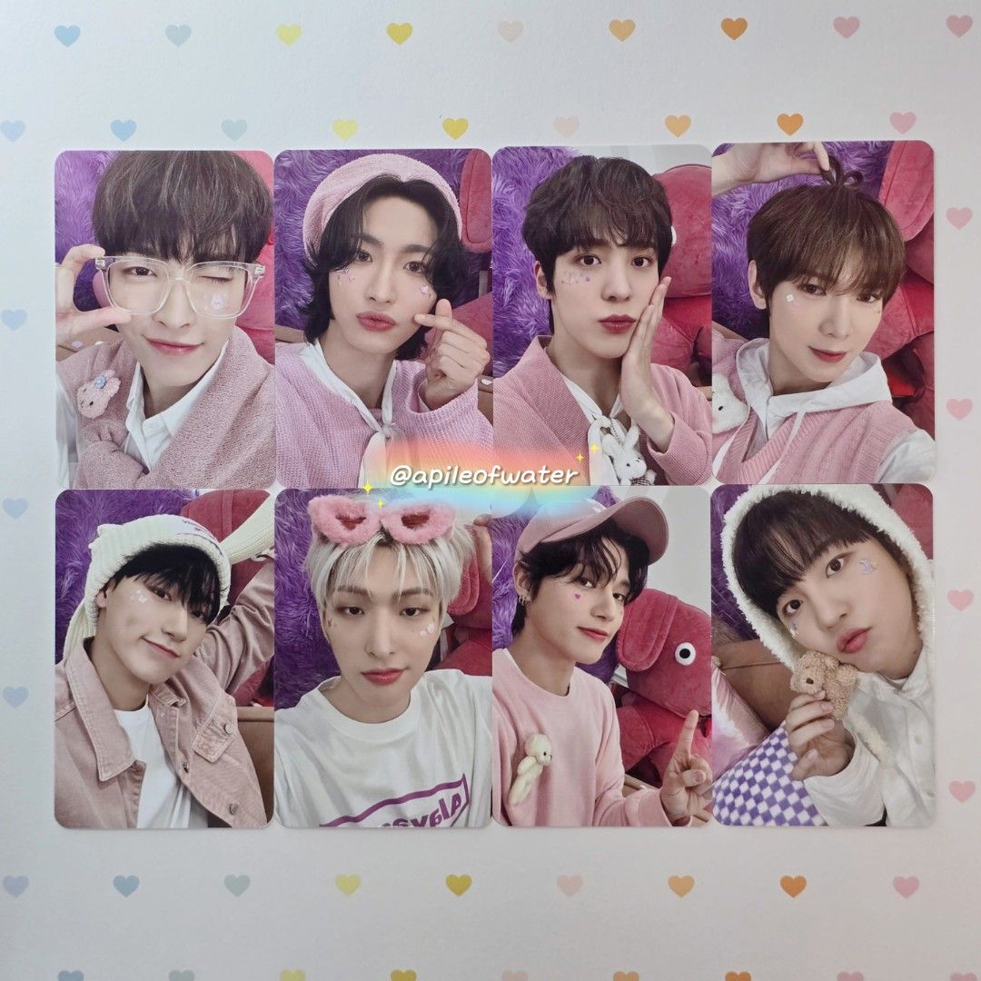 ATEEZ NACIFIC トレカ8種セット NACIFIC X ATEEZ Play Ground Set with OT8 Photocard + OT8 4