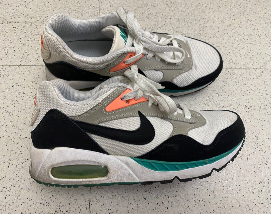 nike air max correlate white black new green