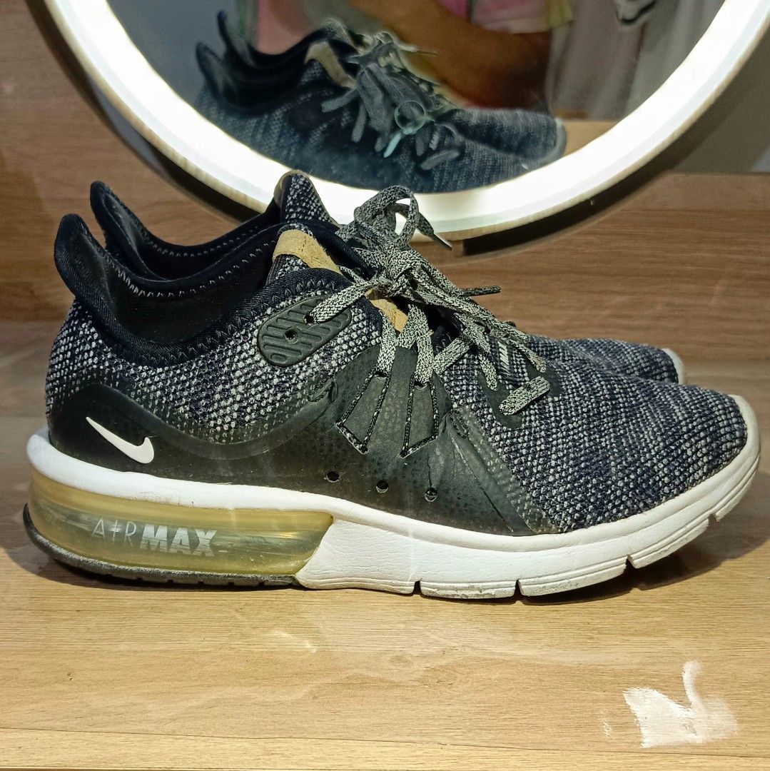 nike air max sequent 3 women's black