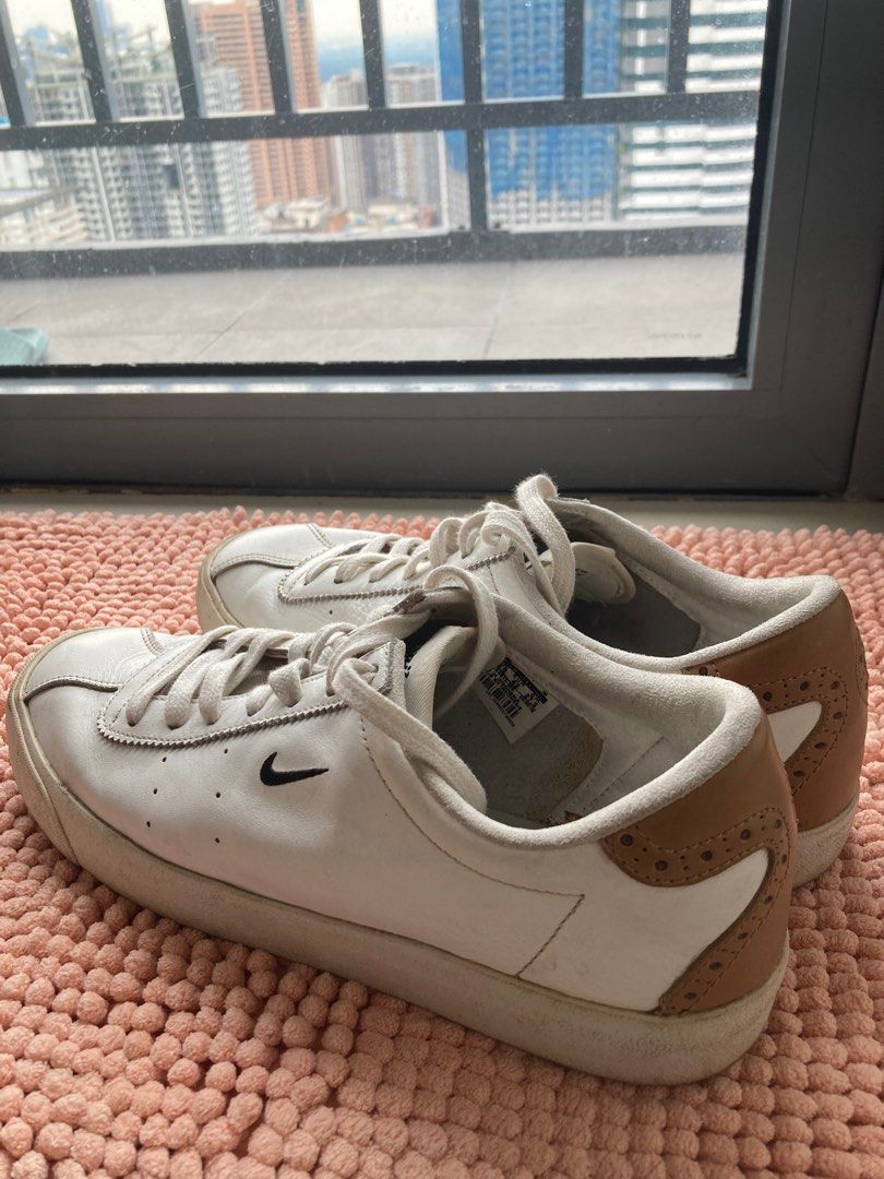 Nike match classic suede prm brogue white vachetta tan hot sale