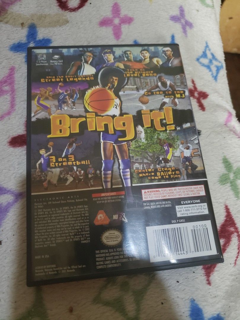 NINTENTO NBA STREET GAMECUBE (Category: Nintendo) located in Marikina City. Submitted by racoon143 (Listing ID 1324187744, Image 2). Description: no issue with receipt.