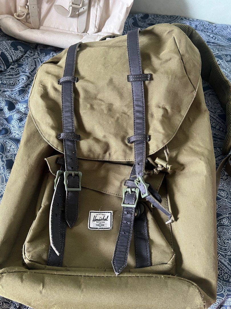 Herschel khaki backpack clearance