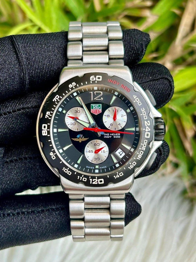 ORIGINAL ONHAND PREOWNED TAG HEUER FORMULA 1 Ref No. CAC111A Quartz movement Approx 18cm wrist size 42 mm case diameter With box