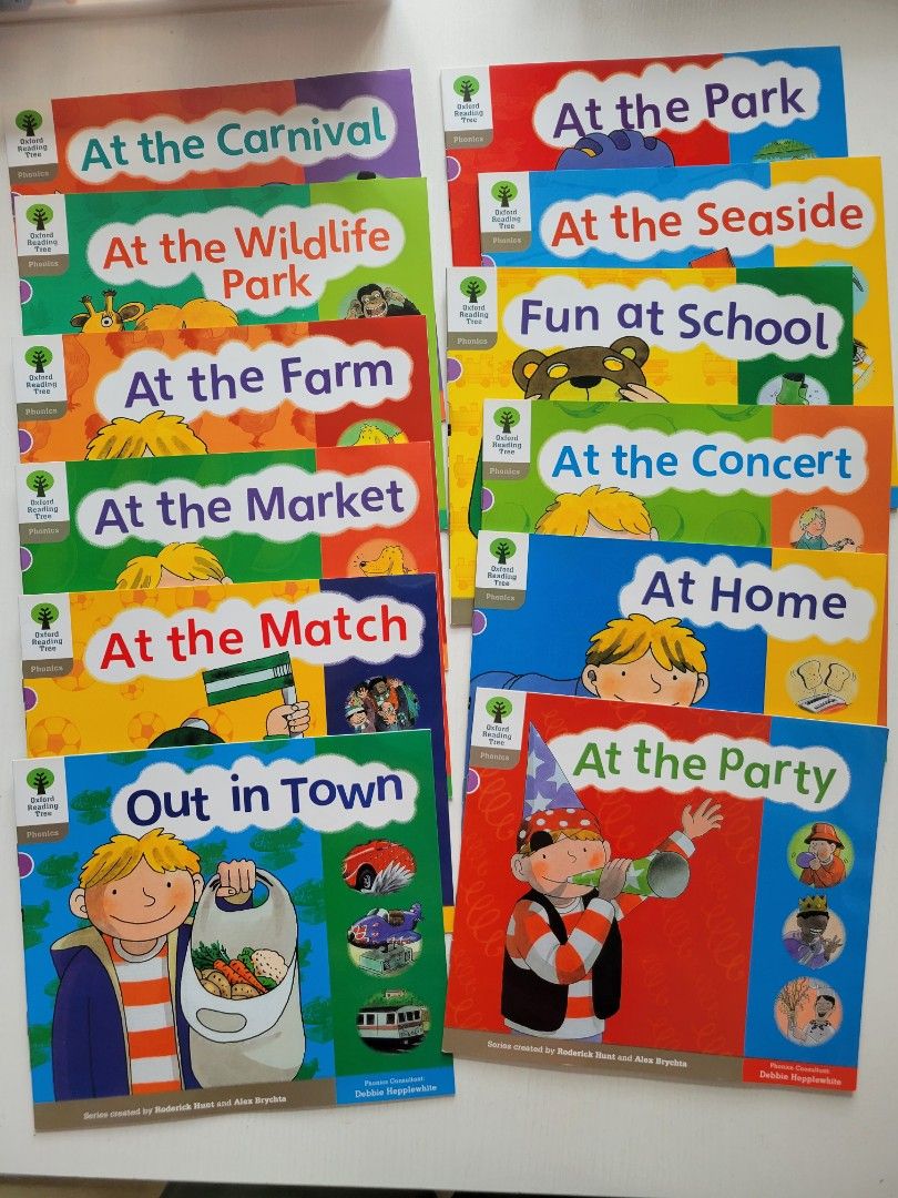 Phonics reading program （分類：嬰兒玩具）位於 Hong Kong。 由 kellyup 提交（商品編號 1324217334，圖片 2）。簡介： 適合K2-K3 $50/sets the magic school bus oxford reading tree phonics reading story $120/ all 不議價。