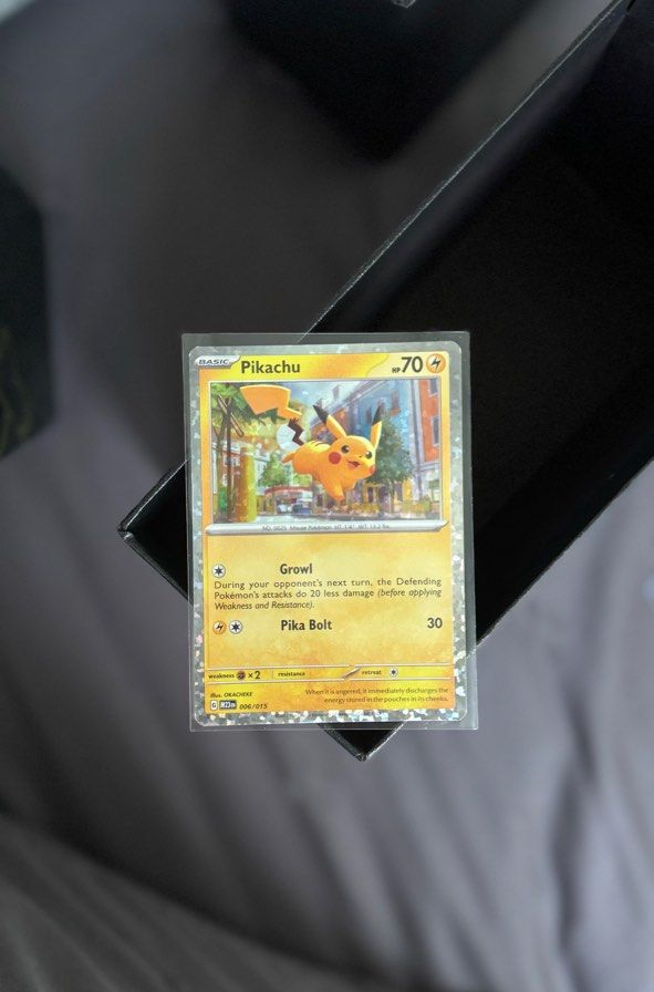 pikachu holographic card mcdonald's Holo Promo Pokemon, Toys & Collectibles, Trading Cards, Raw Singles on Carousell [1] Growl During your opponents next turn PSA 10 GEM MINT 2021