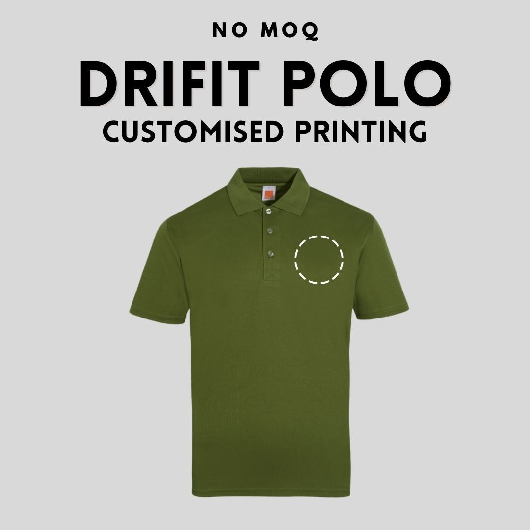 POLO]NO MOQ Microfiber Dri Fit Polo T-Shirt Printing Corporate