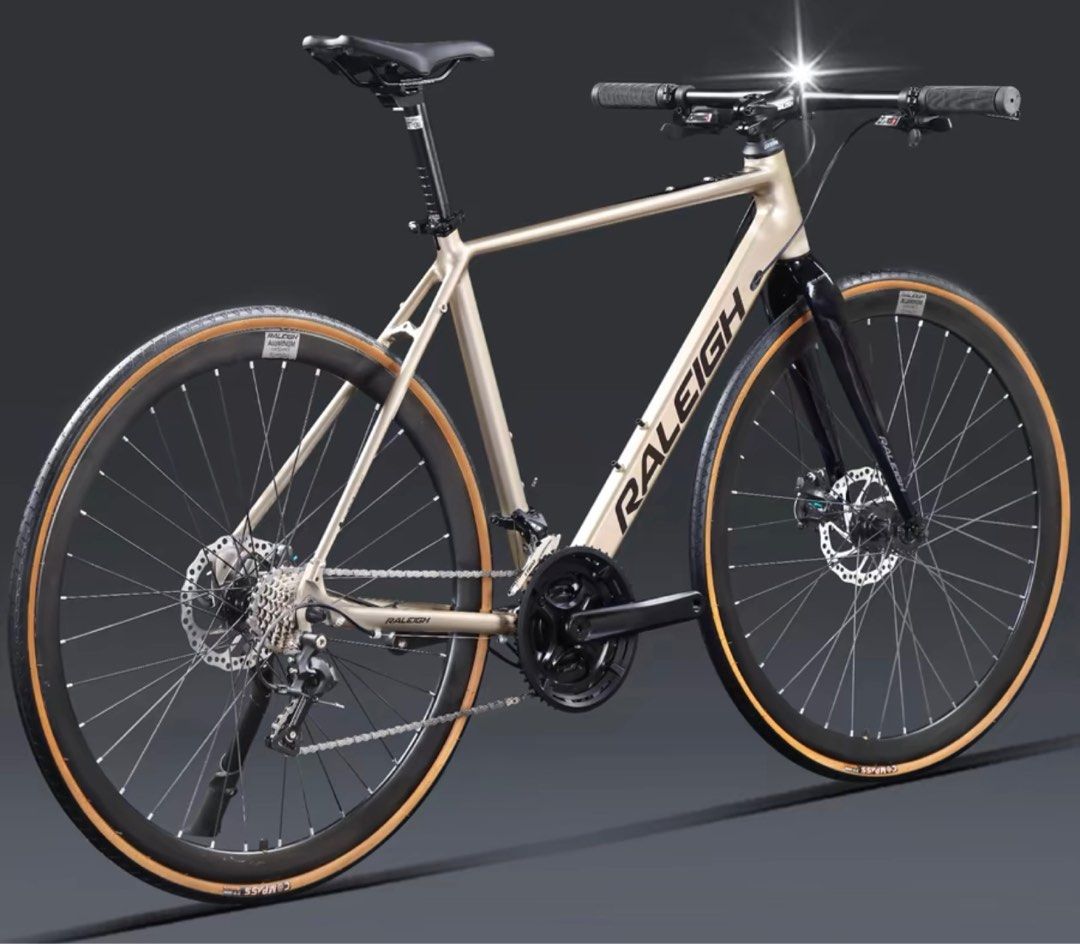 Raleigh hybird on off road bike disc brake 24 speed