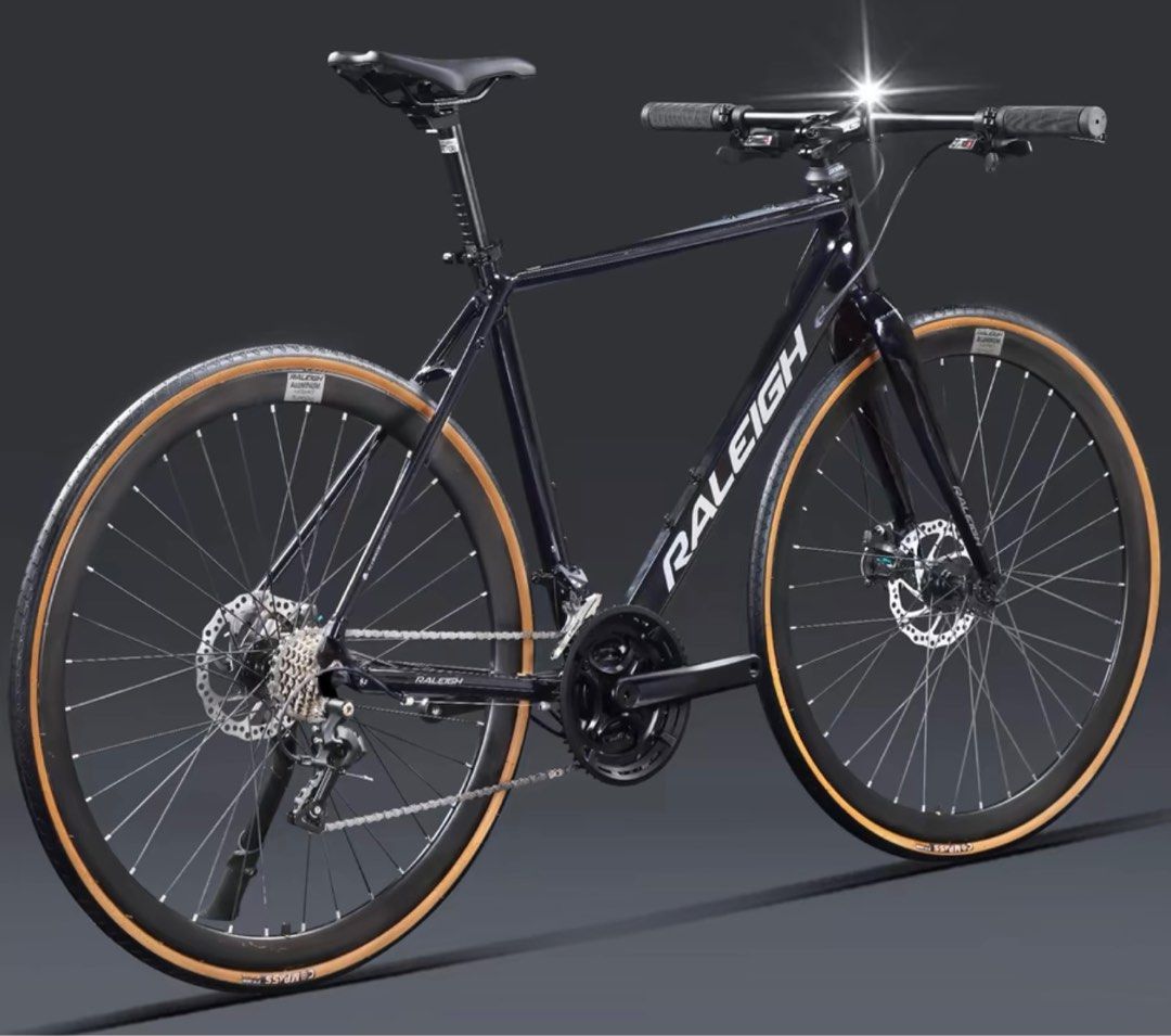 Raleigh hybird on off road bike disc brake 24 speed