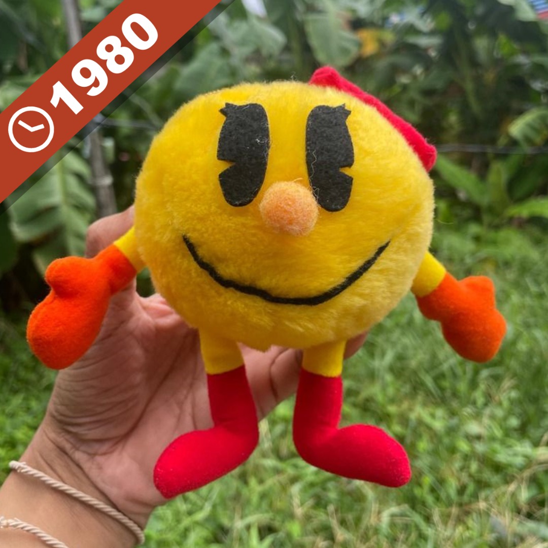 VINTAGE: 1980/1981 Ms. Pac-Man Retro Game Plush Stuff Toy (Namco ...
