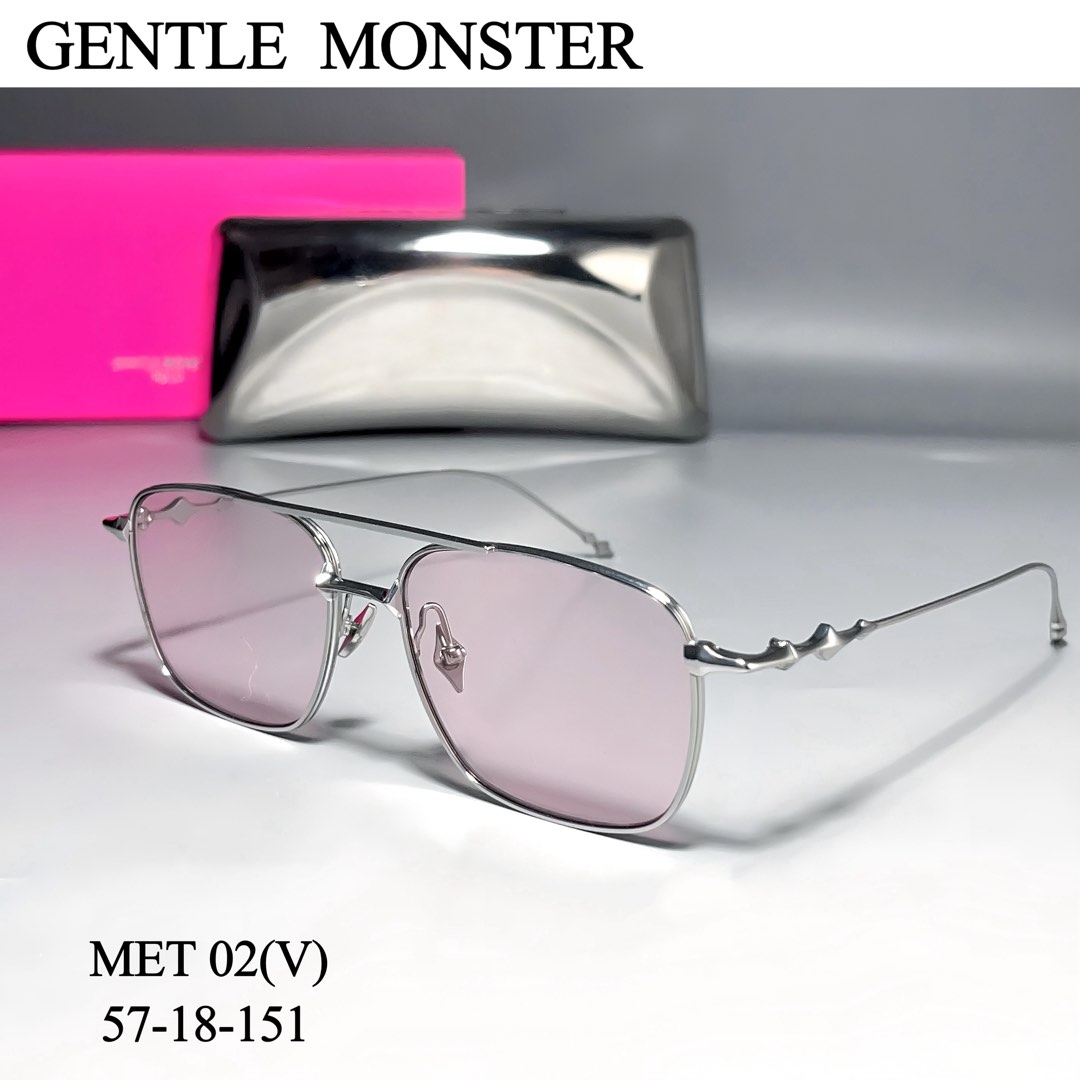 ！大幅値下げ！GENTLEMONSTER Met 02(V)サングラスパープル 大幅値下げ！GENTLEMONSTER Met 02(V)サングラスパープル 大幅値下げ