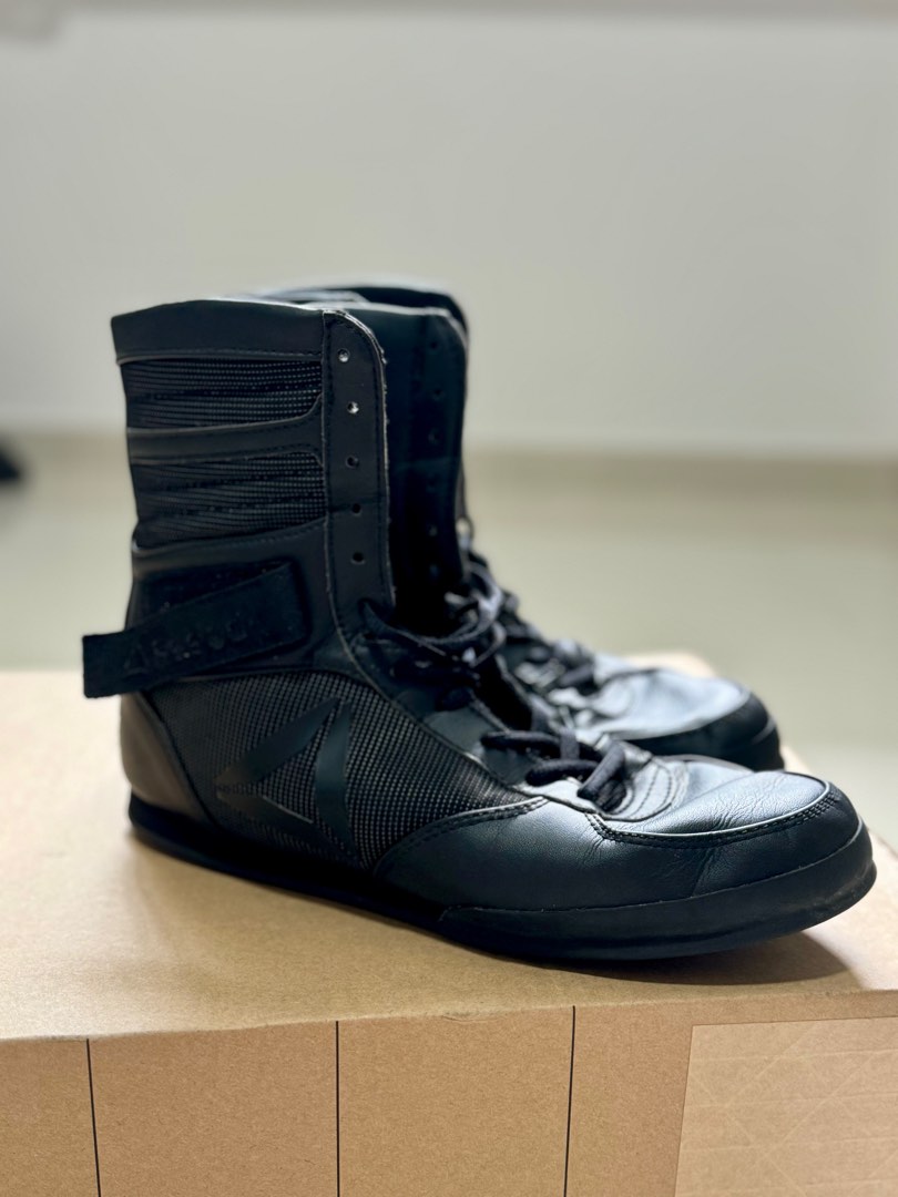 Reebok Leather Boxing Shoes Men s Fashion Footwear Boots on Carousell