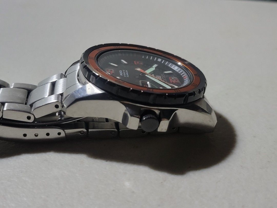 Seiko 5 Sports SNZG73 7S36 Movement Orange Bezel Dracula Markers Automatic Men s Fashion Watches Accessories Watches on Carousell