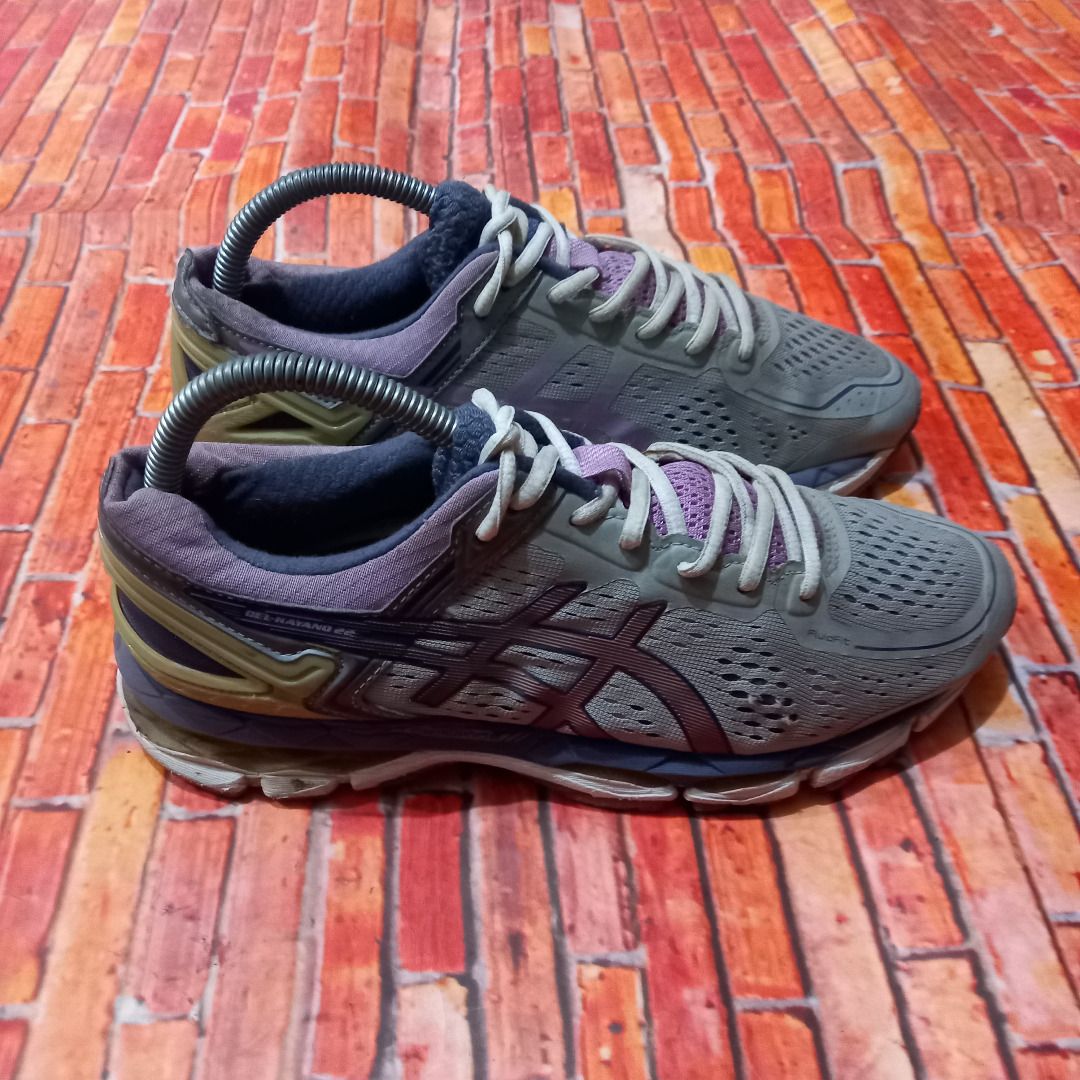 sepatu asics gel kayano 22 purple running 24cm size 38
