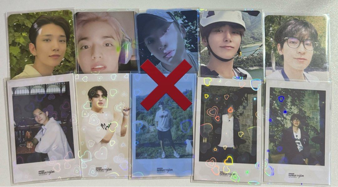 Seventeen Nana tour member set (Category: K-Wave Merchandise) located in Manila. Submitted by yo_xushi (Listing ID 1323324970, Image 1). Description: — 140 per member set — sold per member set only — film strip also included — all onhand .