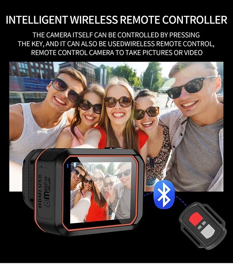 實體店鋪/SF (Cam $598 /With 128GB $628) VIRAN 4K 60FPS HD Action Camera ...