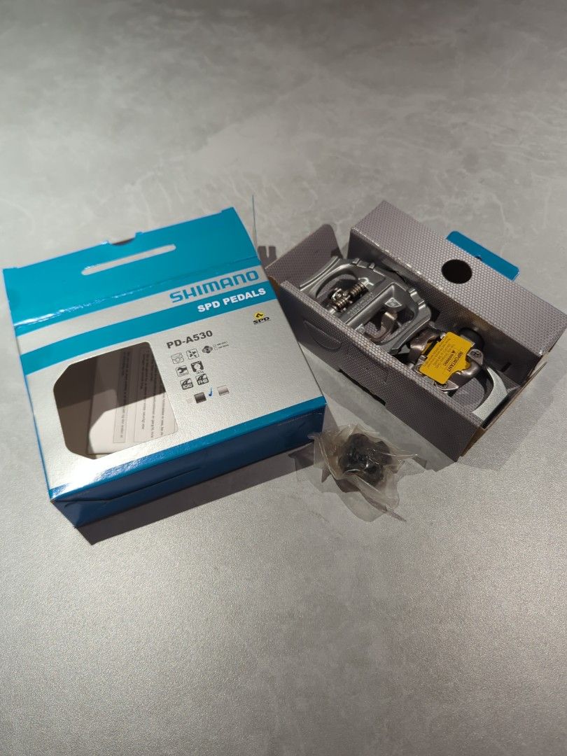 Shimano SPD Pedals PD A530 Sports Equipment Bicycles Parts Parts Accessories on Carousell