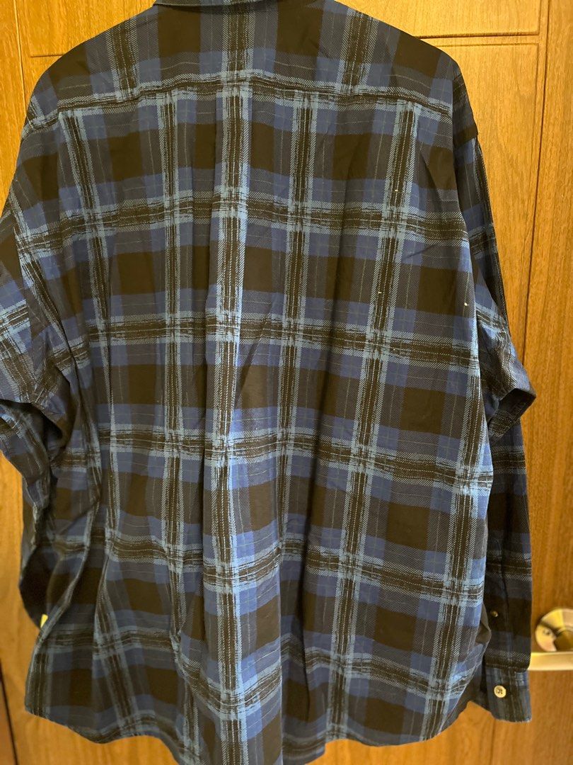 SSZ NEIL SHIRTS BLUE CHECK Mサイズ 21SS｜メンズ