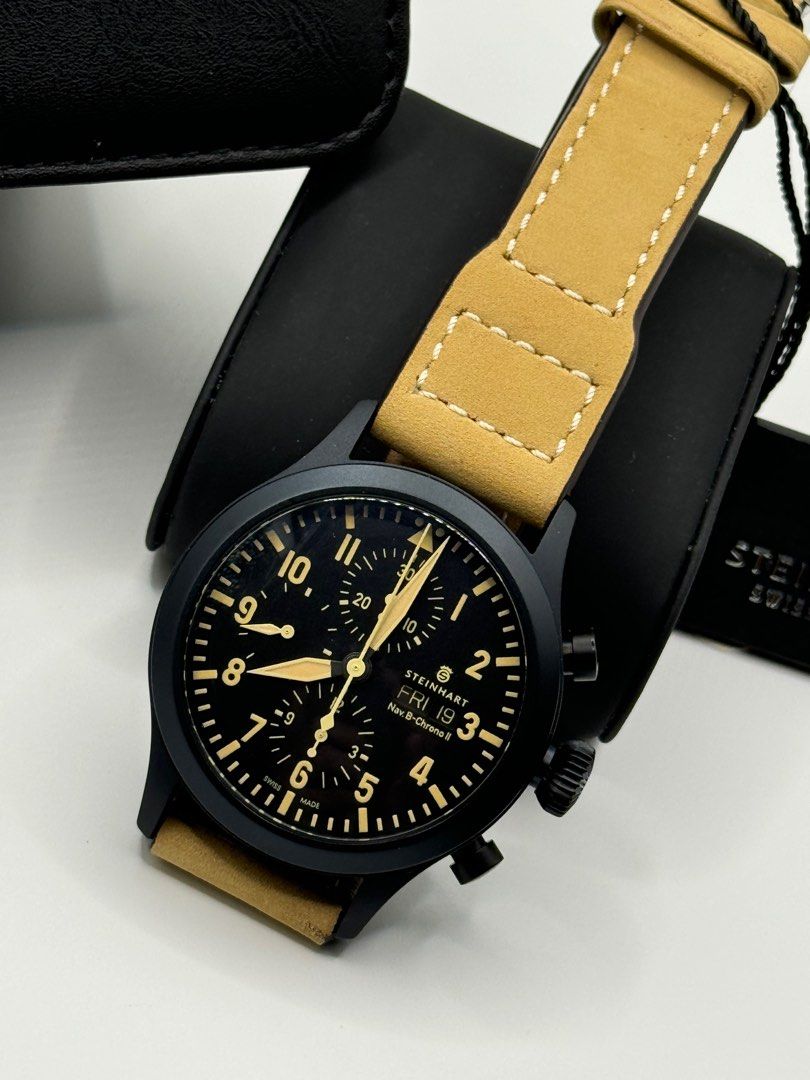 Steinhart Nav B Chrono II Black DLC 44mm