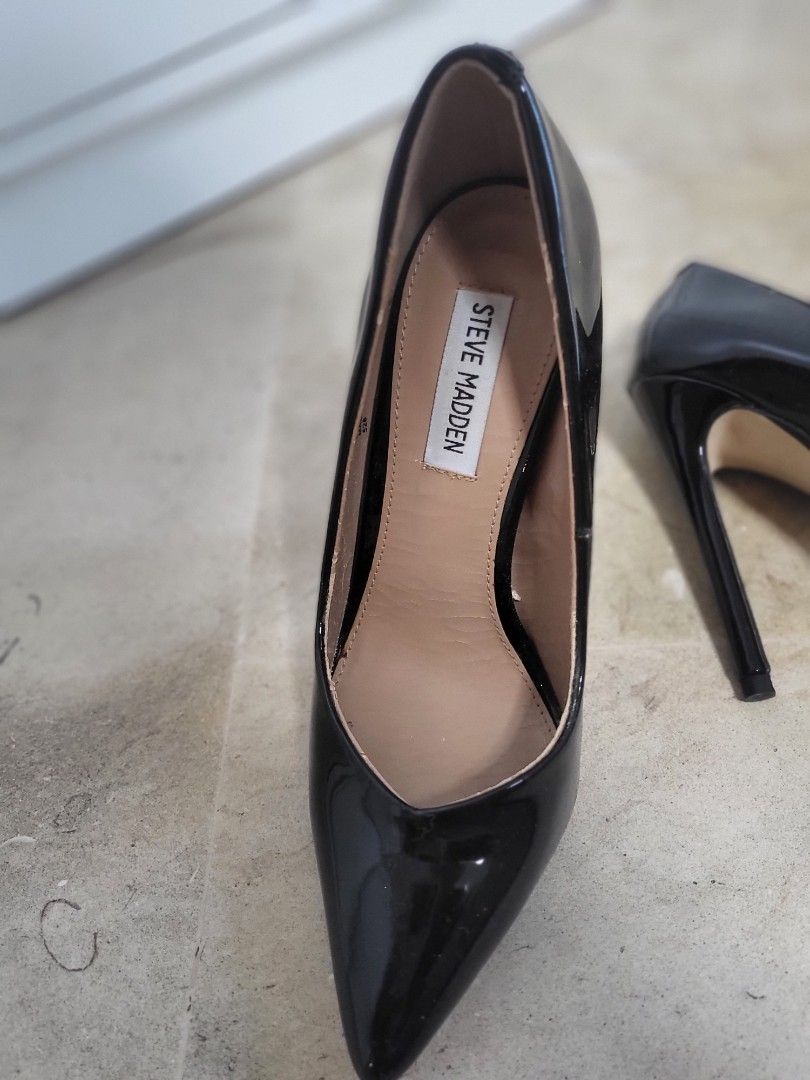 Steve Madden Black stiletto pumps Women s Fashion Footwear Heels on Carousell