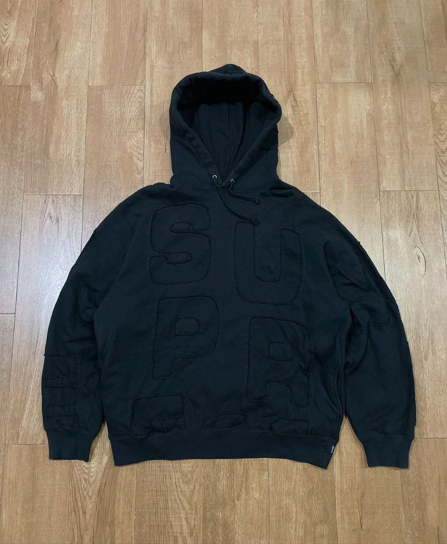 Supreme cutout letters hoodie online