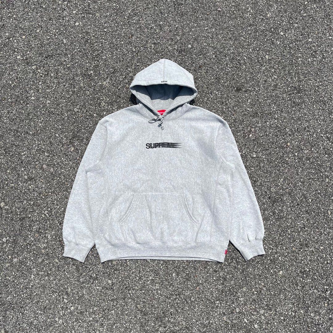 Supreme motion logo hoodie white outlet