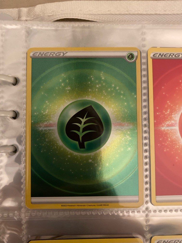 TCG Crown Zenith Grass Energy Holo, Hobbies & Toys, Toys & Games on  Carousell