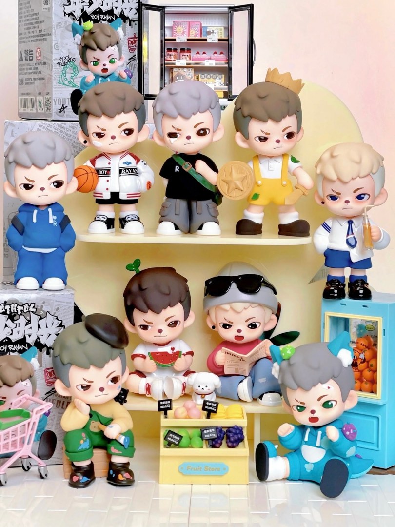 TNT SPACE Boy Rayan 年少時光シリーズ3体セット+3内袋未開封 TNT Space Rayan Boy Art Toy, Toys & Collectibles, Lainnya di