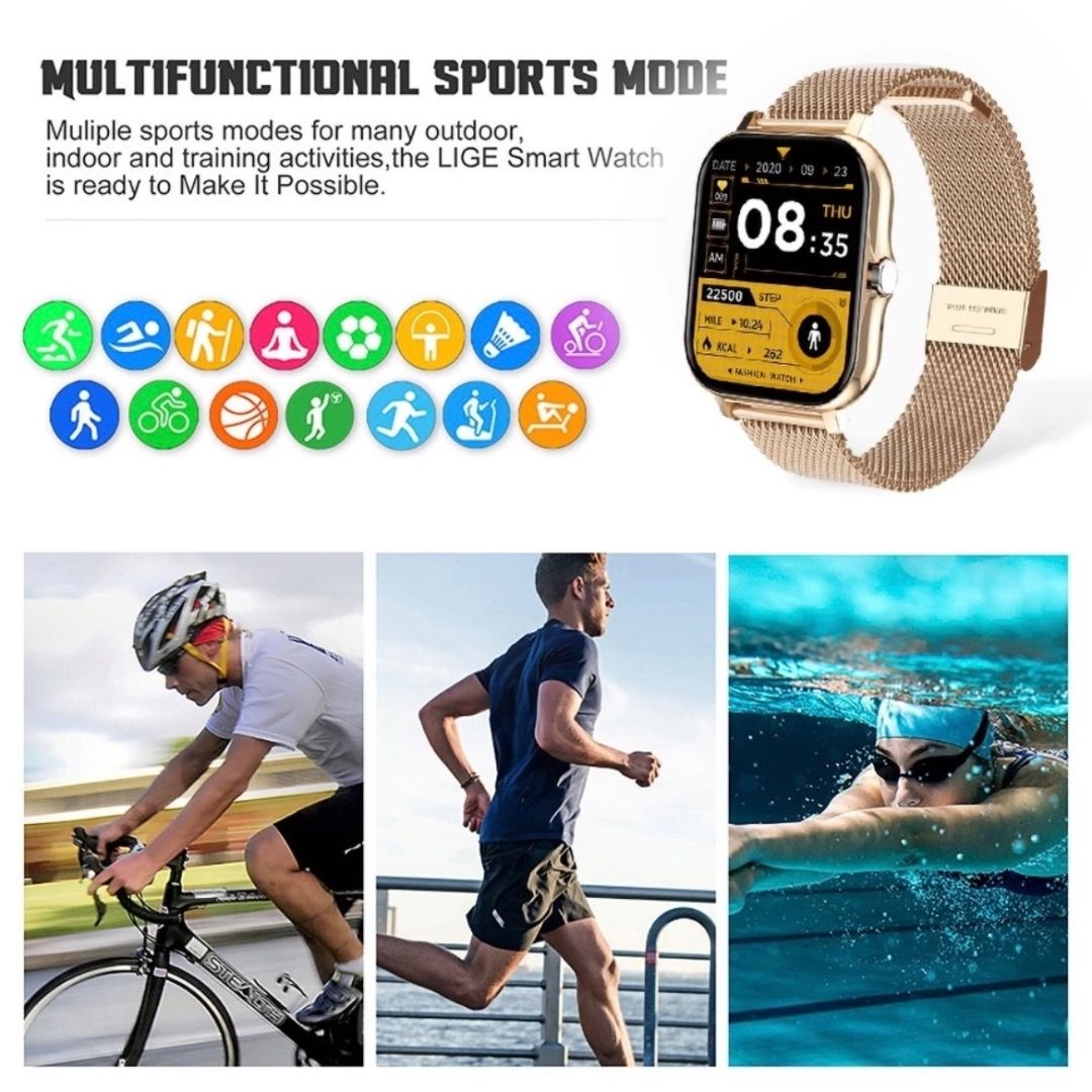 Bluetooth touch screen watch on sale