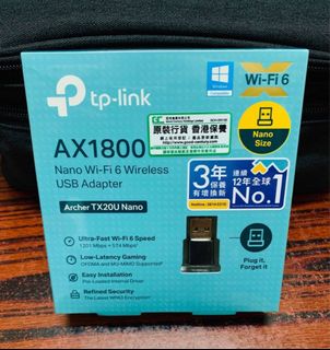 TP-Link AX1800 (Wi-Fi 6 USB Adapter)64201448663427110