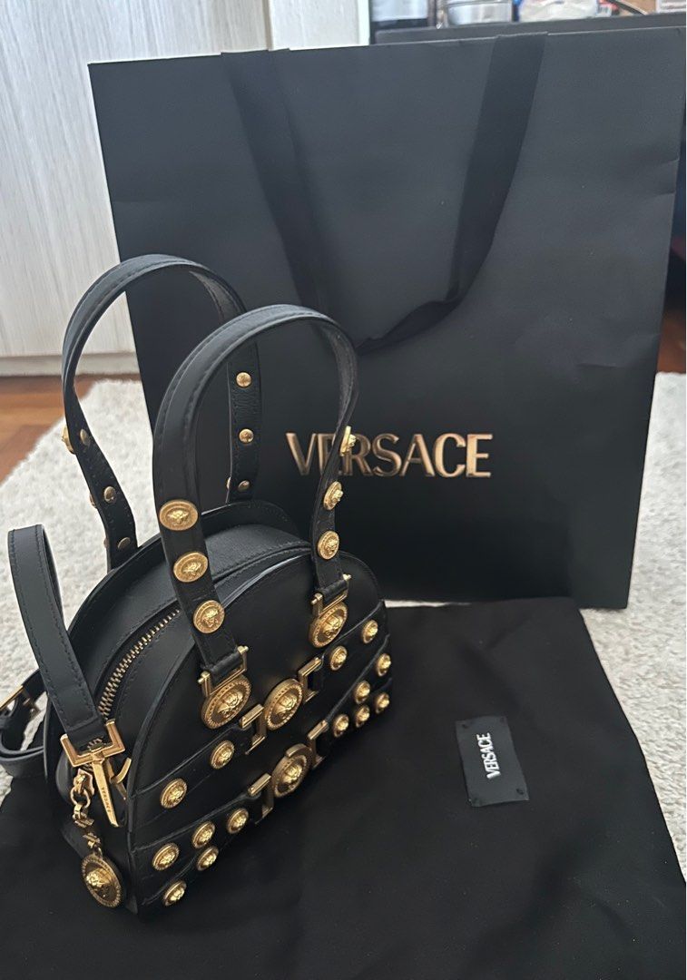Versace leather bag new arrivals