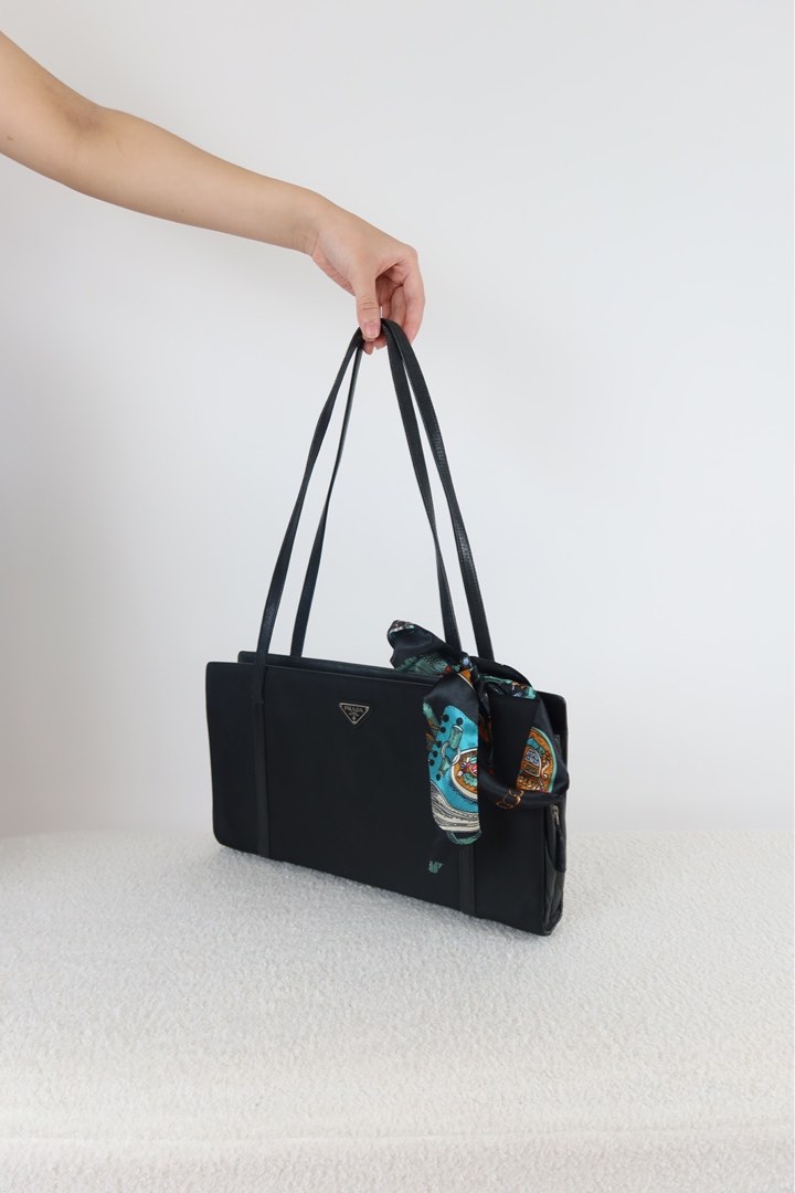 Vintage prada tessuto bag shop