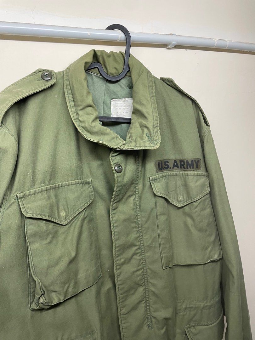 Vintage US Military M65 Field Jacket Cold Weather Medium Long