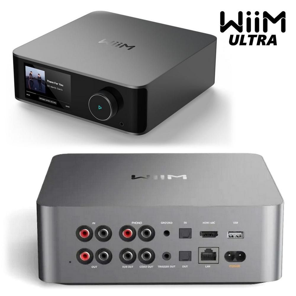 WiiM Ultra Music Streamer DAC E Preamplificatore Con Touchscreen 3,5" E HDMI ARC