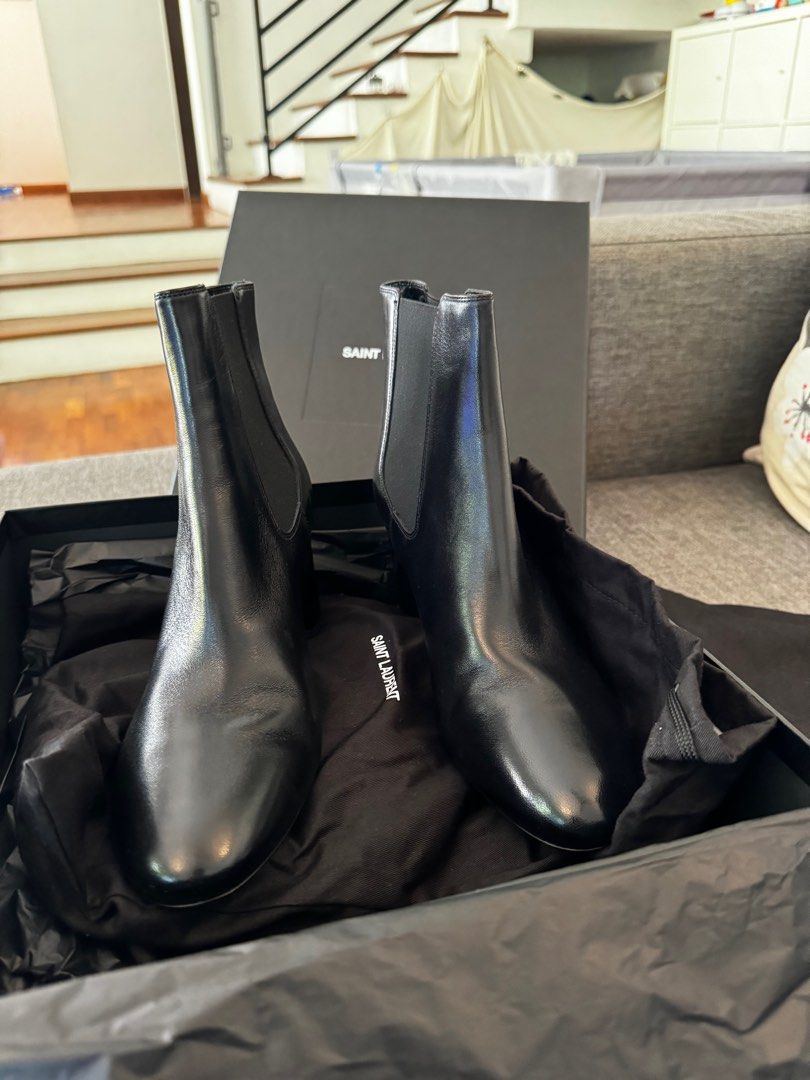 YSL loulou ankle boots