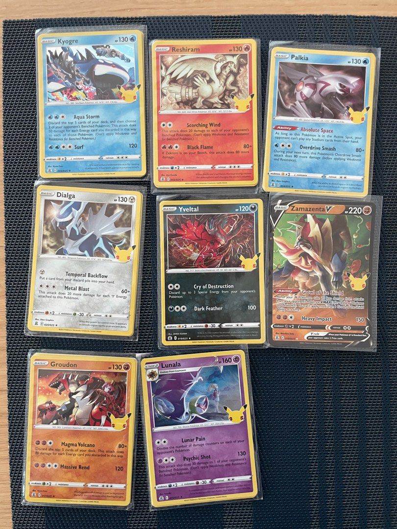25th anniversary Pokemon TCG, Hobbies & Toys, Toys & Games on Carousell