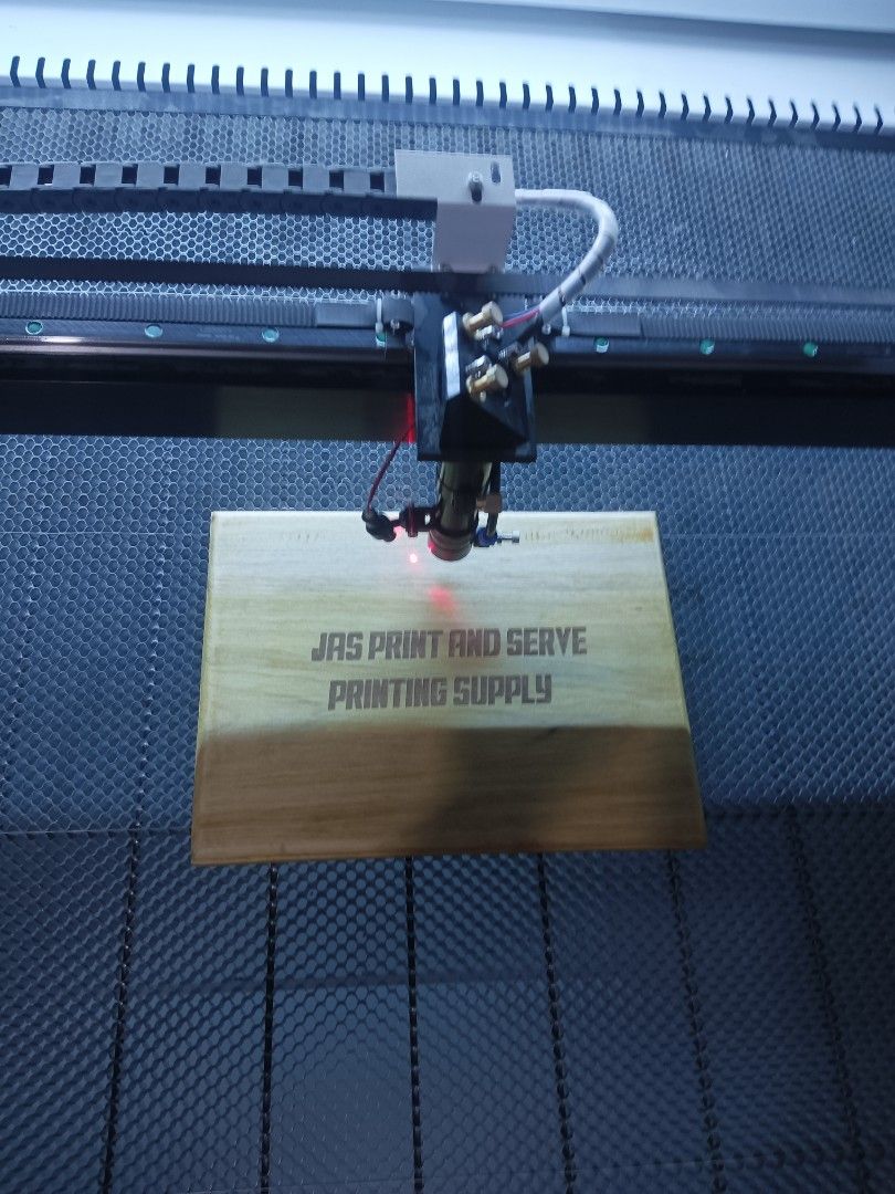 3X4FT LASER CUTTER AND ENGRAVER MACHINE 100W (Category: Printers, Scanners & Copiers) located in Manila. Submitted by melvinflor41363 (Listing ID 1324380614, Image 3). Description: BRAND NEW!! ✅ TARPAULIN PRINTER MACHINE ✅ SUBLIMATION PRINTER MACHINE ✅ DTF MACHINE (DIRECT TO FILM) A3 SIZE and 2FT ✅ ENGRAVER MACHINE ✅ 80x100 HEAT PRESS (Drawer Type) ✅ HEAT PRESS ROLLER TYPE ✅ CUTTER PLOTTER (2FT and 4FT) ✔️ FREEBIES ✔️ FREE TRAINING & INSTALLATION