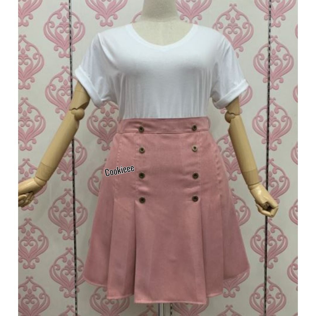 Plus size pleated skirt 7xl clearance