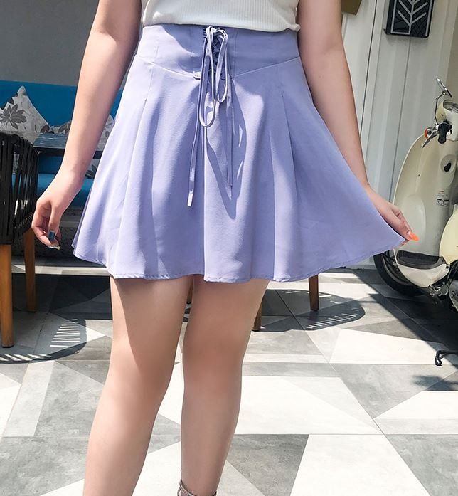 Plus size lilac skater skirt cheap
