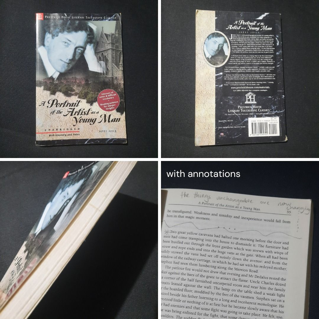free books! (Category: Storybooks) located in Caloocan City. Submitted by preloved.decluttering (Listing ID 1324474240, Image 2). Description: one free book for every 50 pesos purchase from my items :) Titles: - the position by meg wolitzer - the birthday lunch by joan clark - CLAIMED - the portrait of the artist as a young man by james joyce, with annotations - the revengers tragedy by middleton & tourneur, with annotations - the saints getaway 