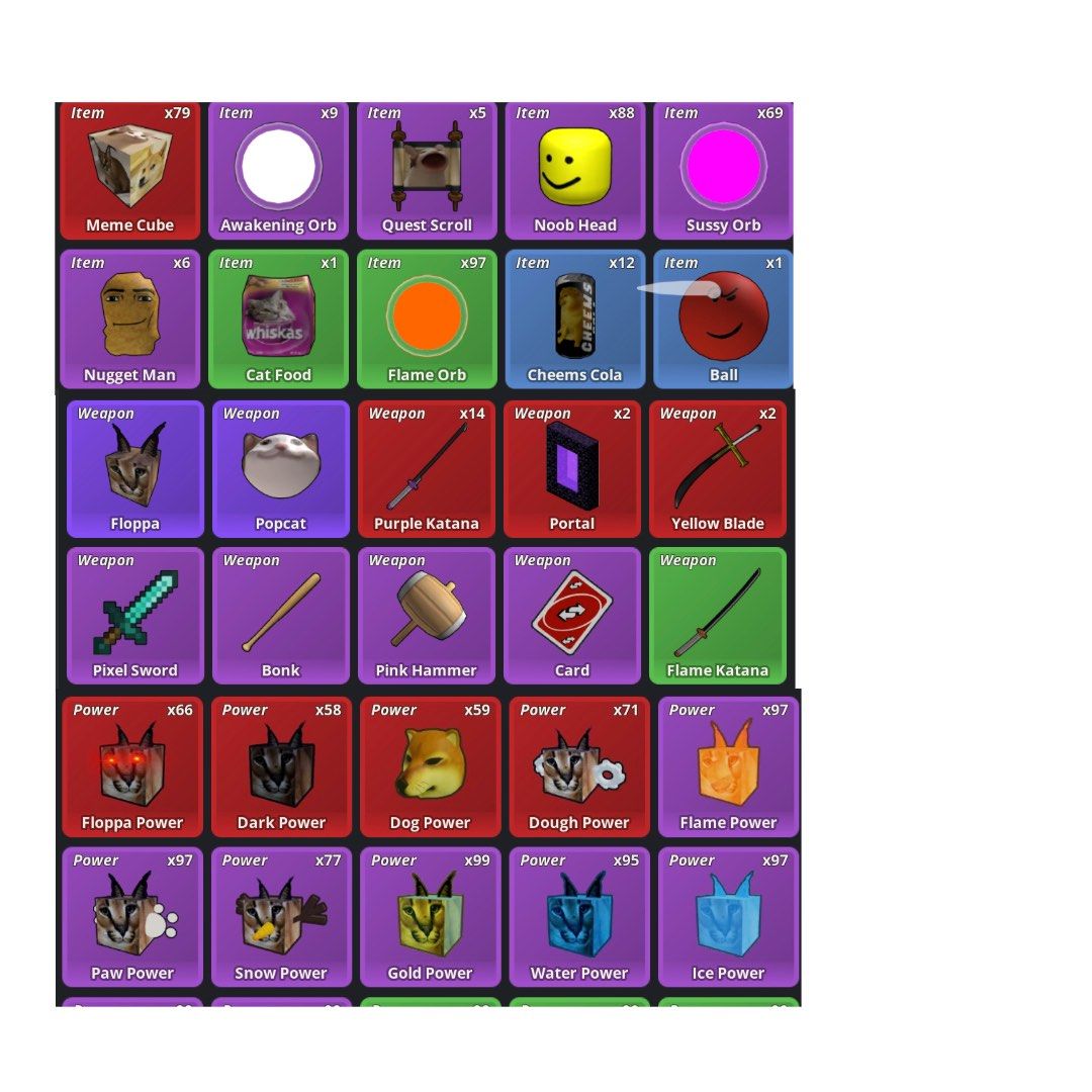 🔥全網最平🔥 meme sea 鑽石金錢能力頭飾武器通行證gems money power accessory weapon gamepass,  電子遊戲, 電子遊戲, 其他- Carousell