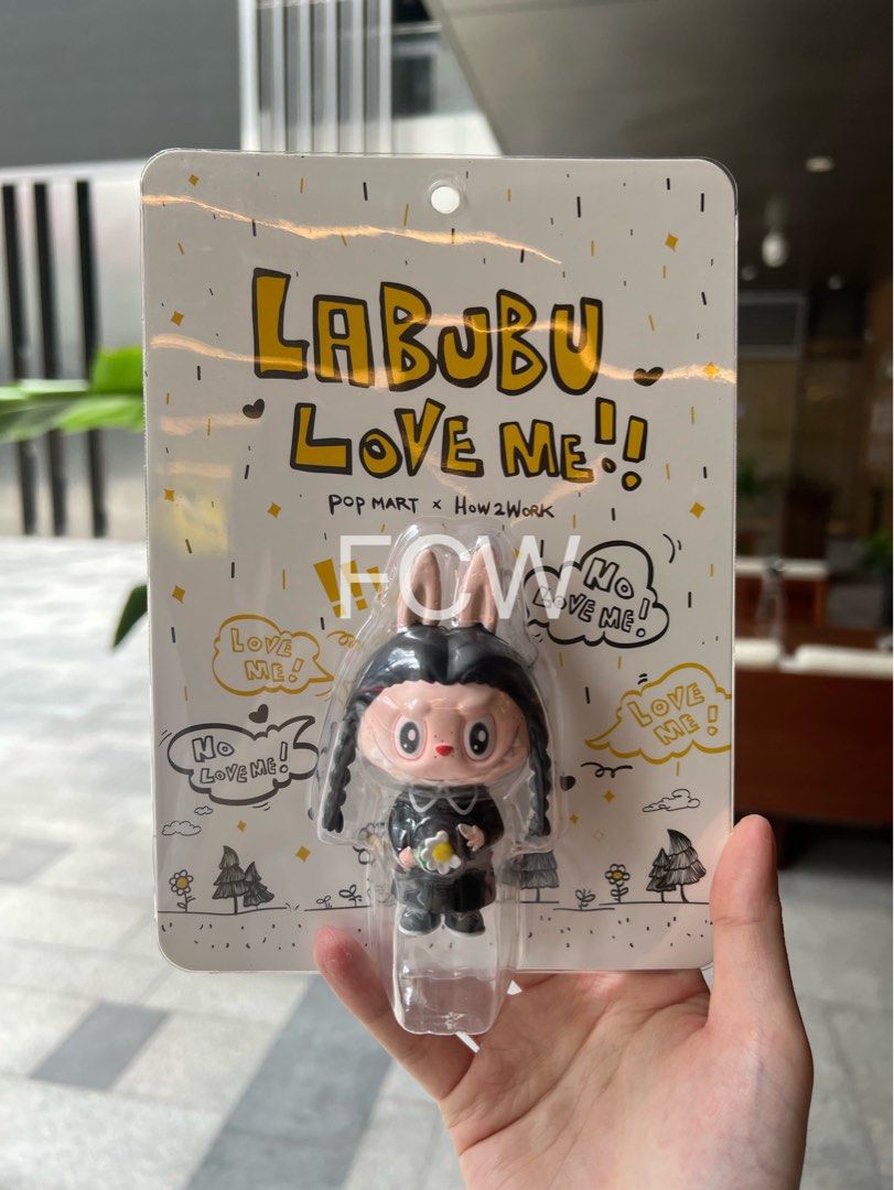 Labubu Love Me 200個限定 pop mart how2work Popmart Labubu Love Me Limited Edition Figure, Hobbies