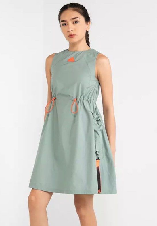 Adidas City Escape Dress Green, Women's Fashion, Dresses Sets