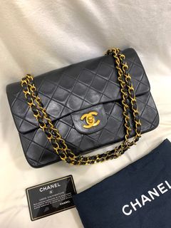 Authentic Chanel Vintage Classic Double Flap, Luxury, Bags & Wallets on
