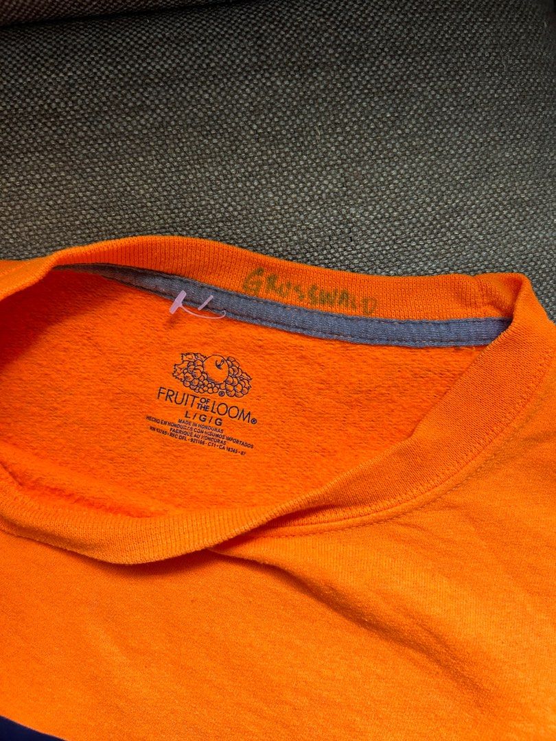 Billie eilish orange sweatshirt top