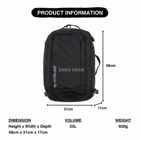 patagonia tres pack black 25l backpack Hole With a 25 BRAND NEW IN STOCK) [Patagonia]